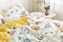 Load image into Gallery viewer, Simple Ol' Me Cotton Bed Linen Sets - C04