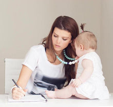 Load image into Gallery viewer, Little Caleb - Adult Teething Necklace - Charlotte - Mint