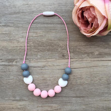 Load image into Gallery viewer, Little Caleb - Kids Teething Necklace - Amelia - Pink