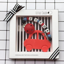 Load image into Gallery viewer, Little Caleb - Personalised Car Teether - Red
