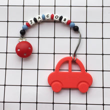 Load image into Gallery viewer, Little Caleb - Personalised Car Teether - Red