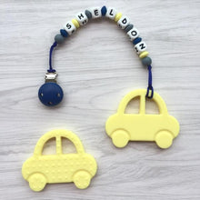 Load image into Gallery viewer, Little Caleb - Personalised Car Teether - Yellow