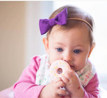 Load image into Gallery viewer, Little Caleb - Personalised Donut Teether - Purple