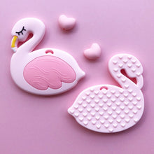 Load image into Gallery viewer, Little Caleb - Personalised Flamingo Teether