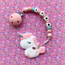 Load image into Gallery viewer, Little Caleb - Personalised Unicorn Teether