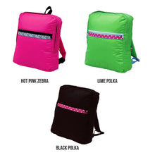 Load image into Gallery viewer, Mint - Girls Medium Backpack in Nylon