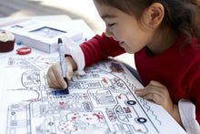 Load image into Gallery viewer, Modern Twist - Kids Colouring Placemat - Paris Daydream - Paris Daydream