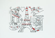 Load image into Gallery viewer, Modern Twist - Kids Colouring Placemat - Paris Daydream - Paris Daydream