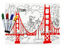 Load image into Gallery viewer, Modern Twist - Mark-mat - Fun on the Golden Gate + 4 Markers - One Size