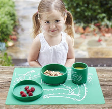 Load image into Gallery viewer, Modern Twist - Meal Mat - Crocodile Cuddles - Green