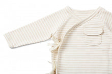 Load image into Gallery viewer, The Petit Soldier - Organic Long Sleeve Body Gown (Bodysuit)