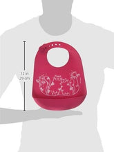 Load image into Gallery viewer, Modern Twist - Bucket Bib - Twin Kitties - Magenta
