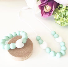 Load image into Gallery viewer, Little Caleb - Kids Teething Necklace - Amelia - Mint
