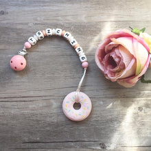 Load image into Gallery viewer, Little Caleb -  Donut Teether - Pink
