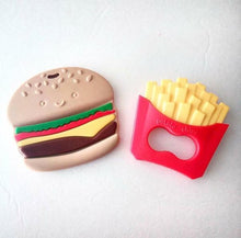 Load image into Gallery viewer, Little Caleb - Personalised Hamburger Teether
