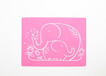 Load image into Gallery viewer, Modern Twist - Meal Mat - Elephant Hugs - Pink
