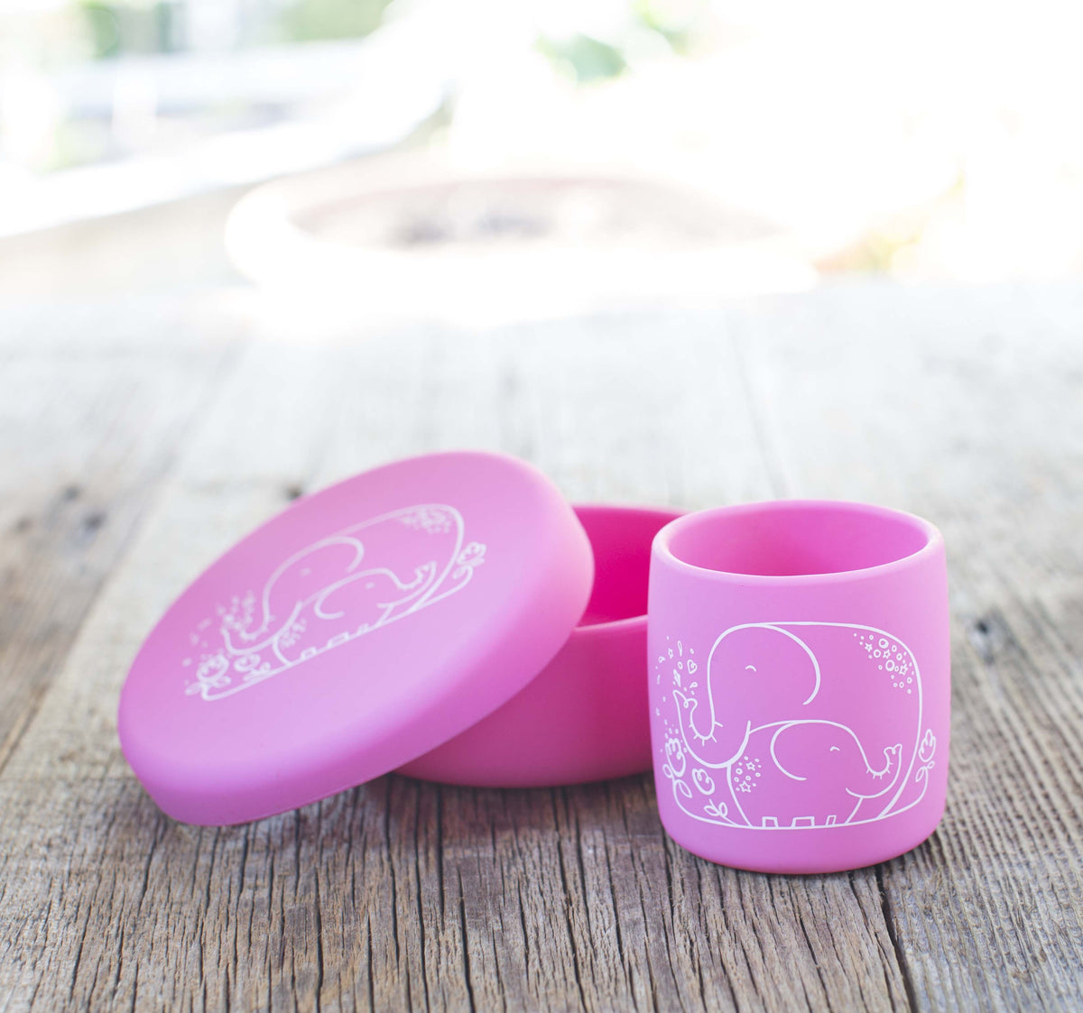 Modern Twist - Munch-Mates - Elephant Hugs - Pink – BaoBae.com