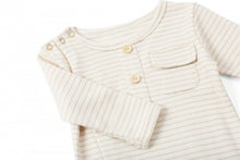 Load image into Gallery viewer, The Petit Soldier - Organic Long Sleeve Sleepsuit
